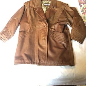 Leather coat, women’s
